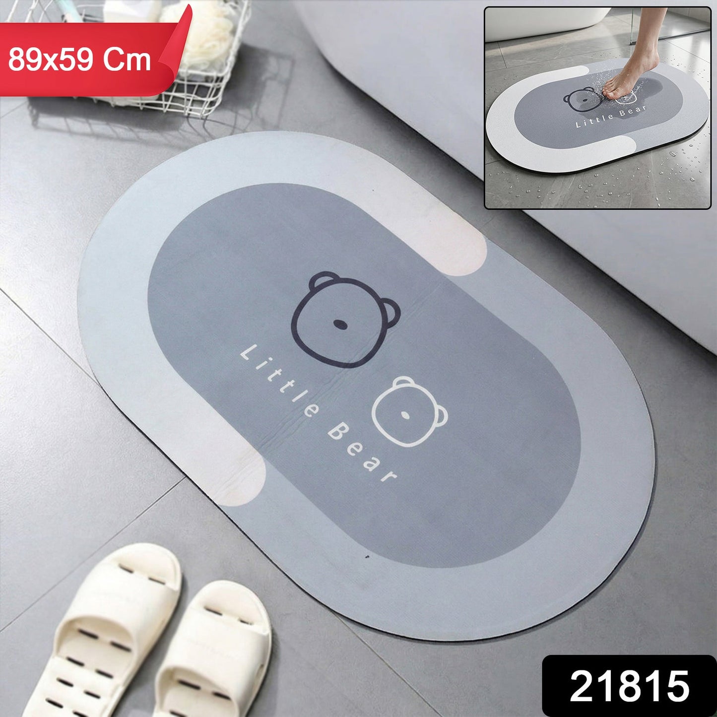 quick dry bath mat for bathroom floor use